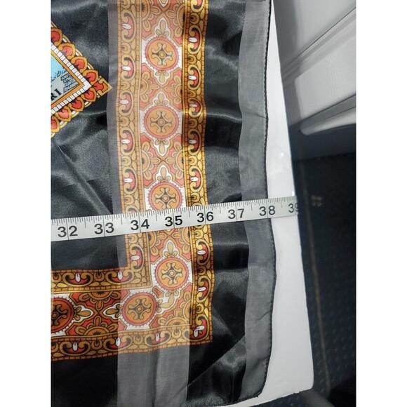 Vintage Shawl Venezia. Venezia Print. Vintage Shawl. Vintage scarf. Italy shawl. - Picture 5 of 5